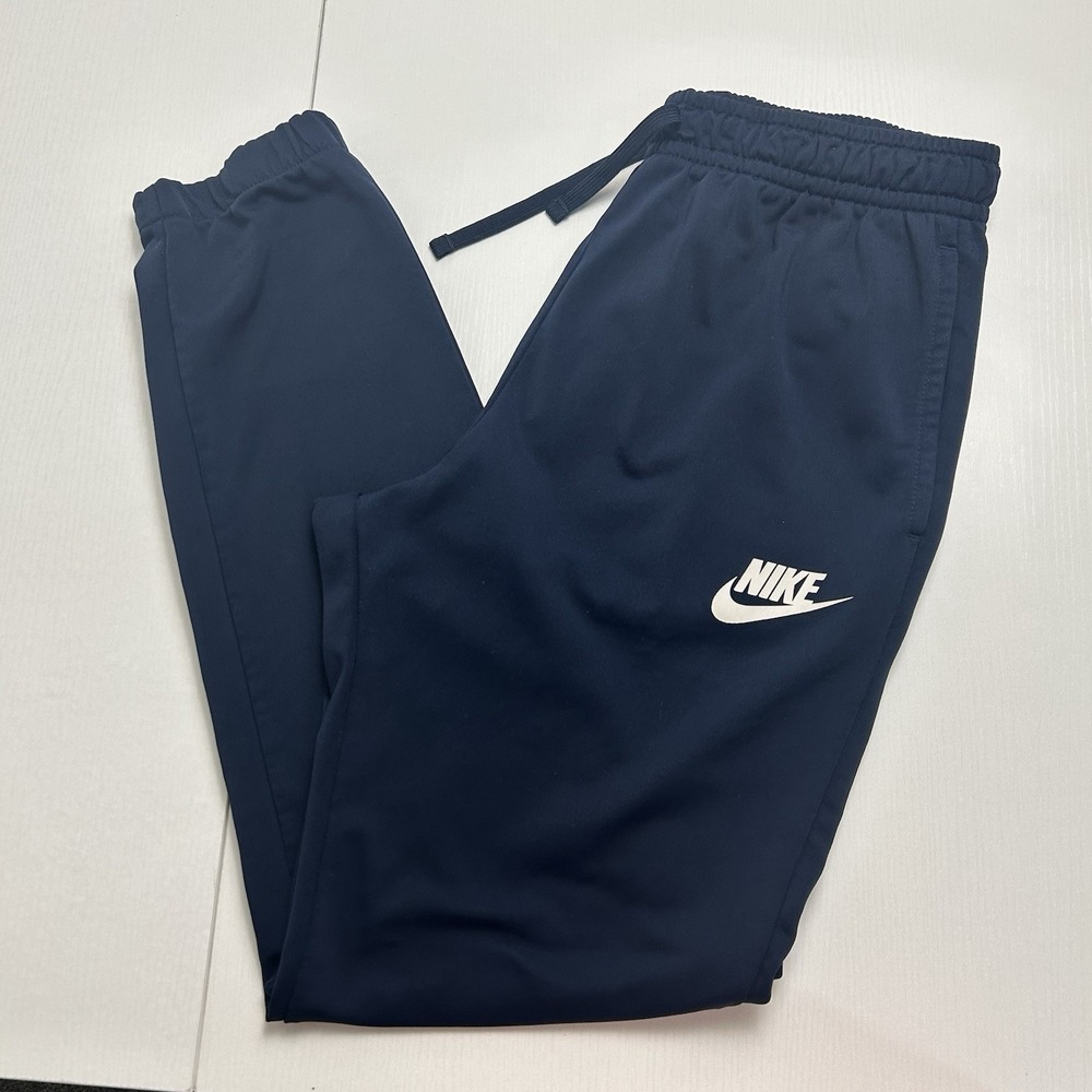 Nike Men's Sportswear Woven Jogger Track Pants Sz Medium Navy Blue